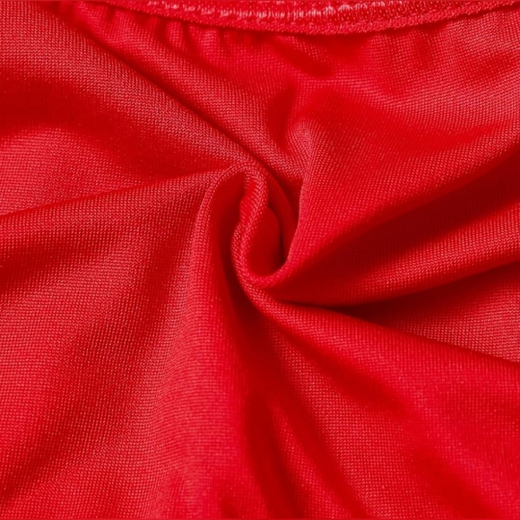 TOP RED Sleeveless floral lace top tube top bustier vest corset top red summer - Picture 6 of 14